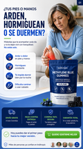 Methylene Blue Gummies Fórmula Avanzada para Nervios