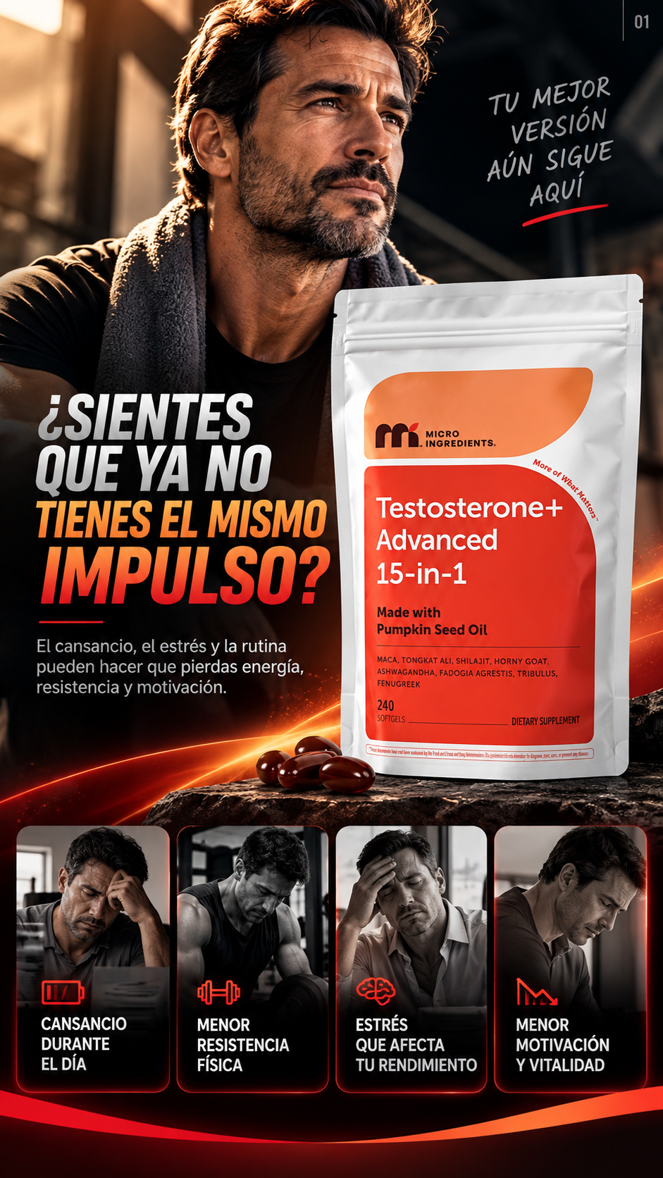 Testosterone+ Advanced 15-in-1